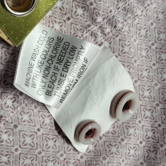 Johnston & Murphy Shirt Button Up Mens 3XL Flip Cuff Long Sleeve Geometric - Picture 6 of 15